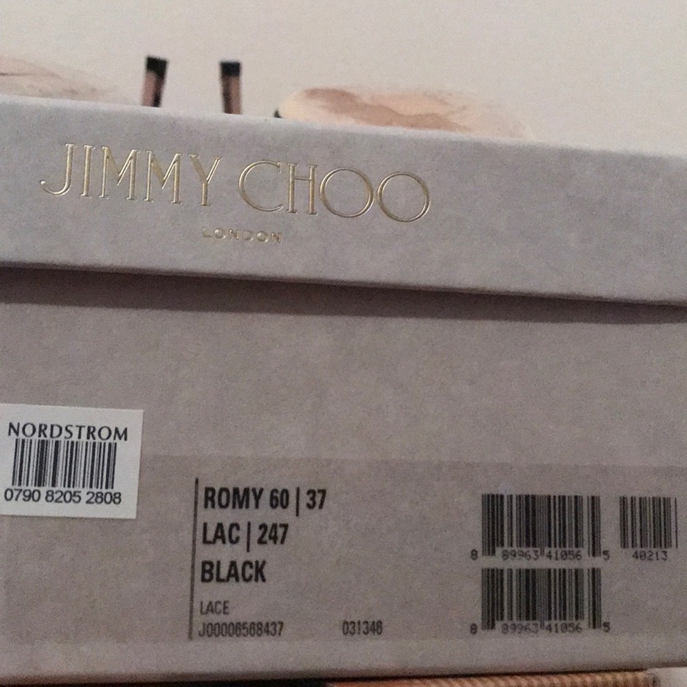 Jimmy Choo Romy 60 black Lace Heels - Picture 3 of 4